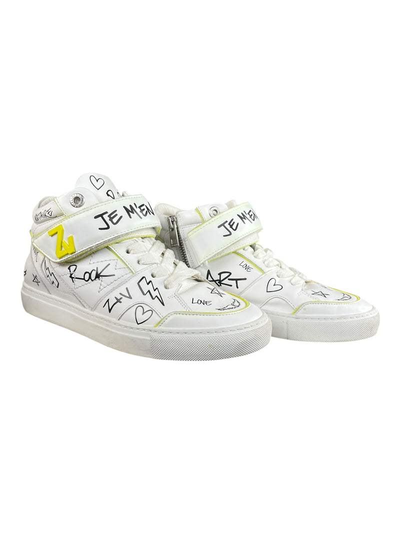 Zapatillas Caña Alta Cuero