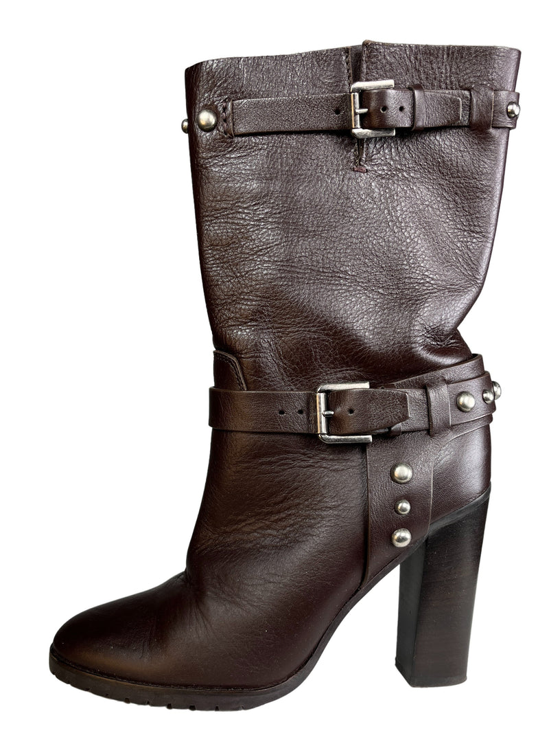 Botas Café Cuero