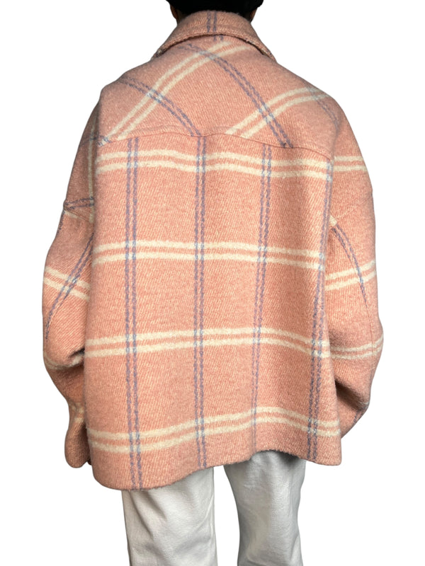Chaqueta Rosada Cuadros