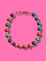 Collar Esferas Multicolor