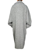Abrigo Oversize Textura Jaspeada