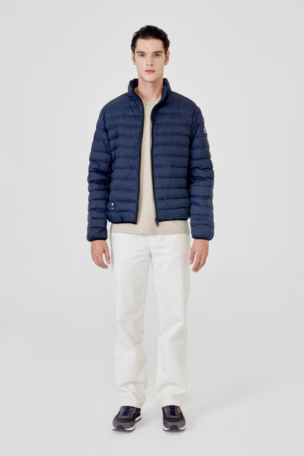 Parka Azul Sin Capucha Hombre - Sin Batería