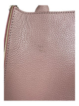 Cartera Cuero Rosada