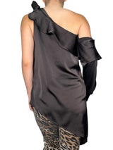 Blusa Vegas Negro Satinado