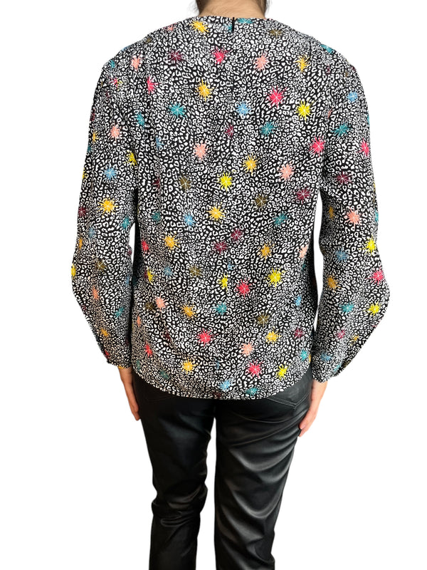 Blusa Animal Print Estampado Multicolor