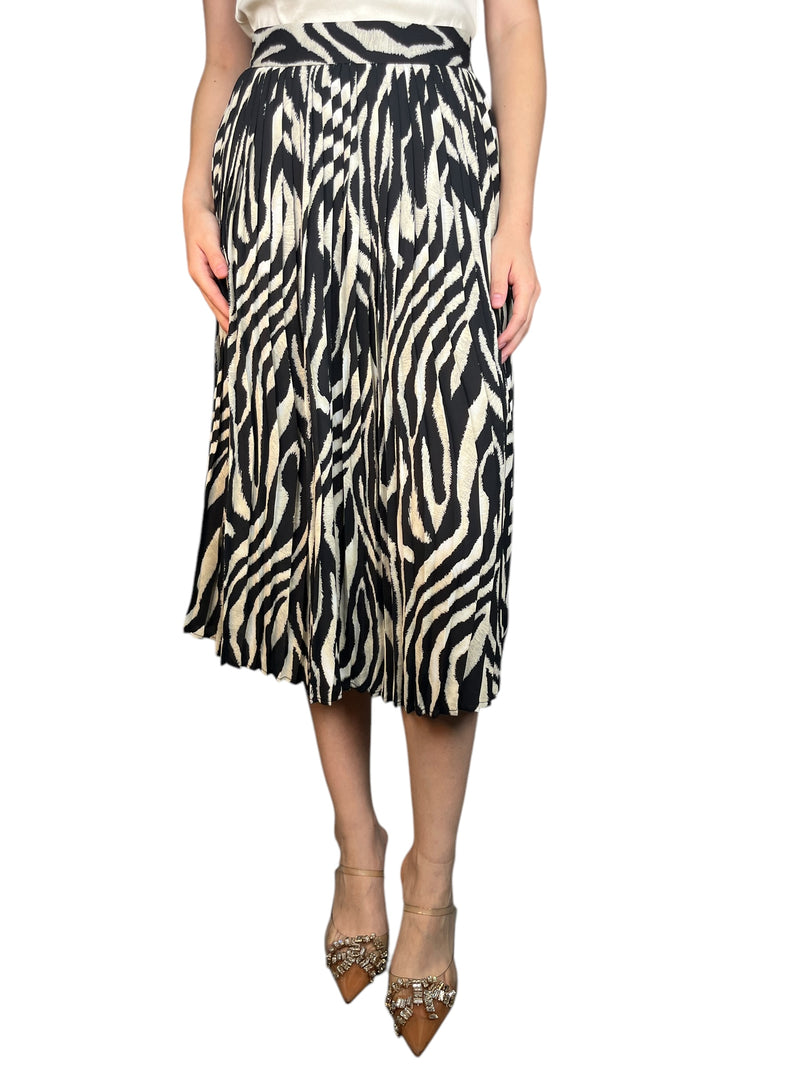 Falda Plisada Animal Print