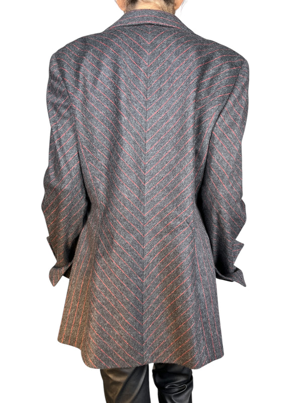 Blazer Lana Gris Vintage