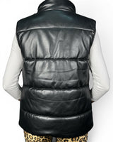 Chaqueta Sin Mangas Cuero