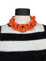 Collar Eslabón Naranjo