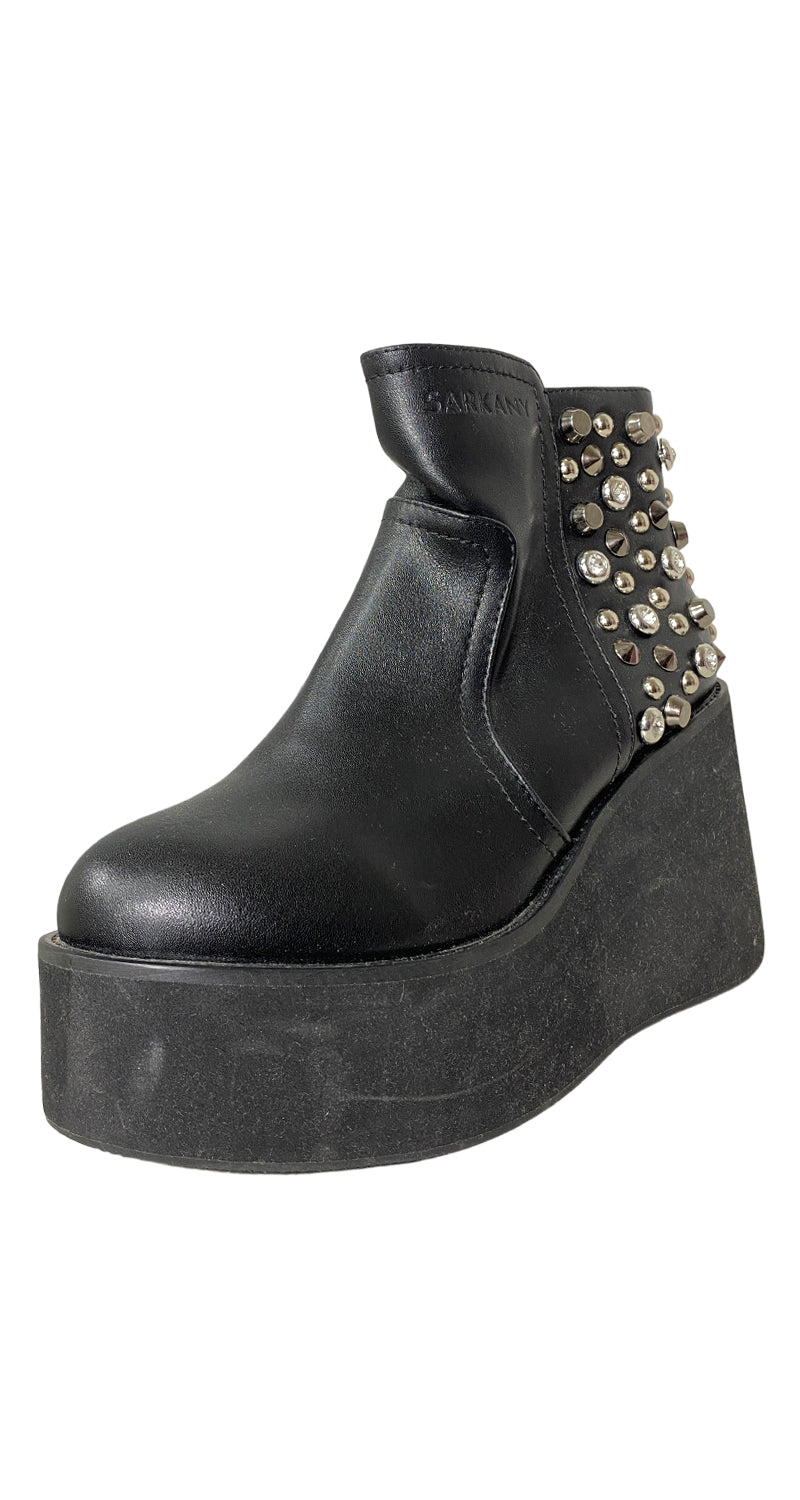Botines Cuero Negro