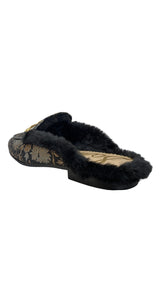 Mules Jacquard Negro