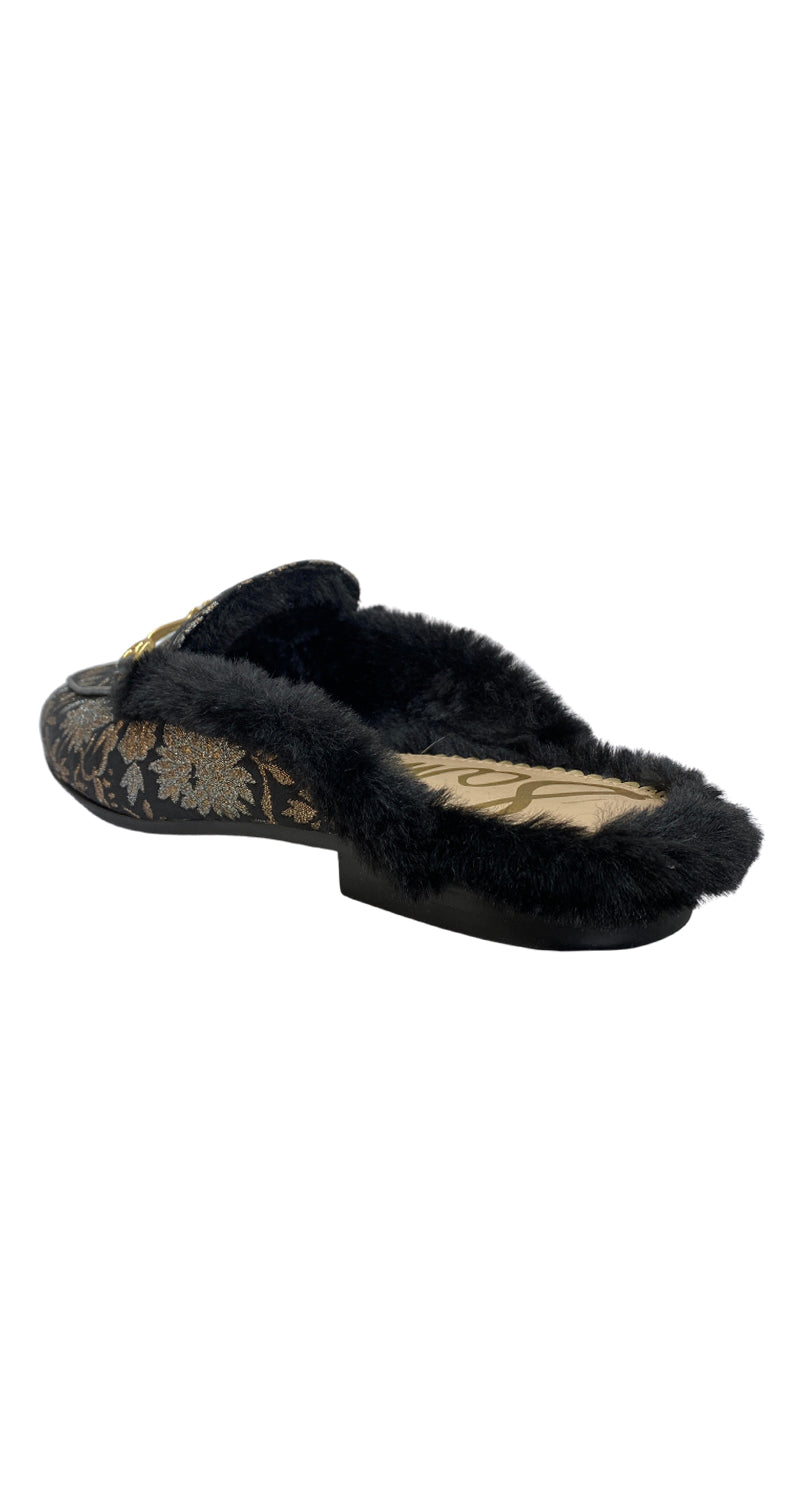 Mules Jacquard Negro