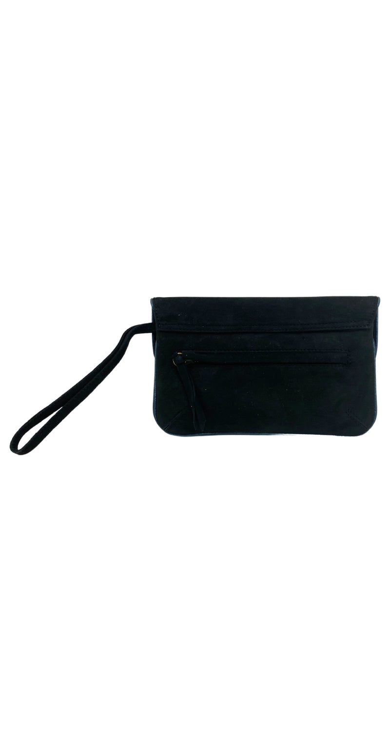 Clutch Cuero Gamuza