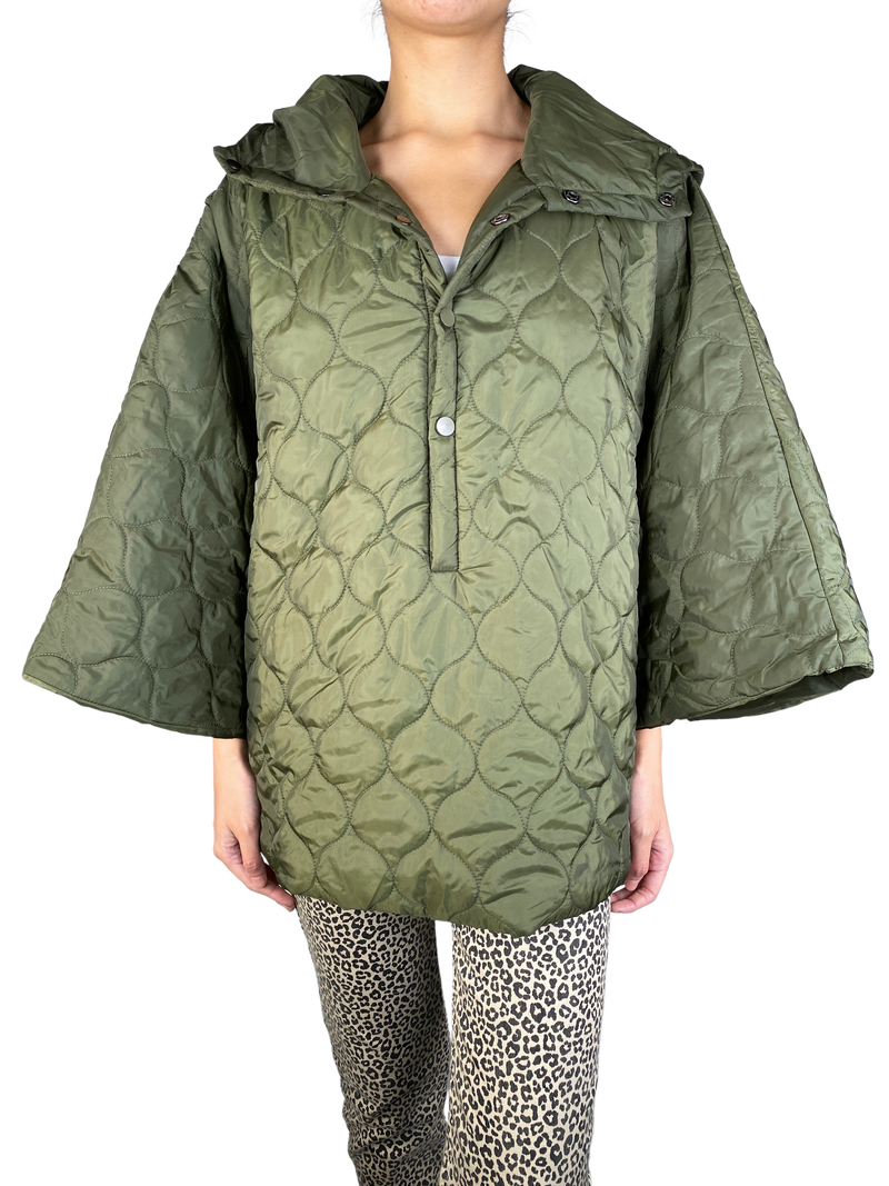 Parca Estilo Poncho Oversize