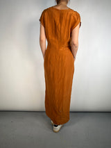 Vestido Seda y Lino