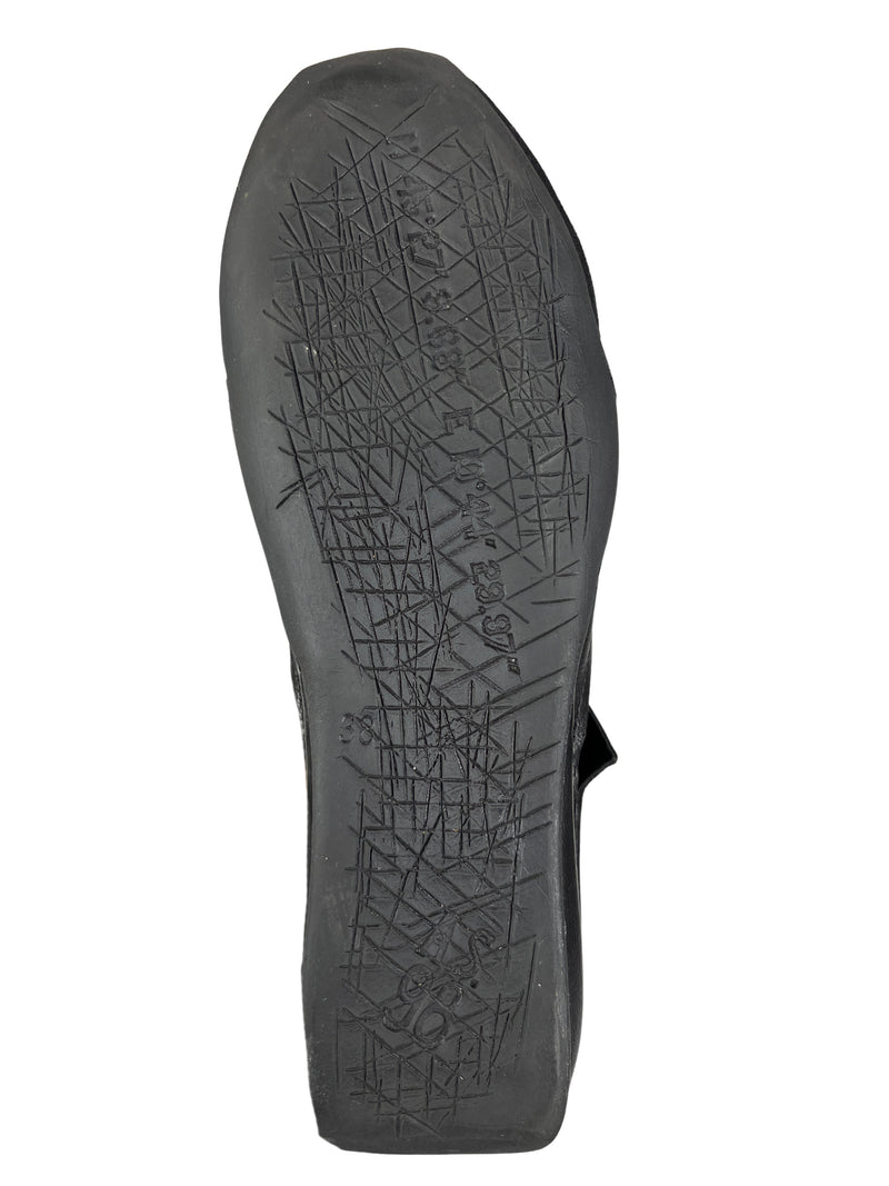 Zapatillas Cuero Negras