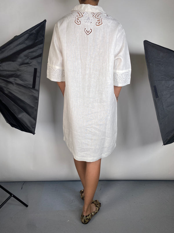 Vestido Camisa Anggowo Lino