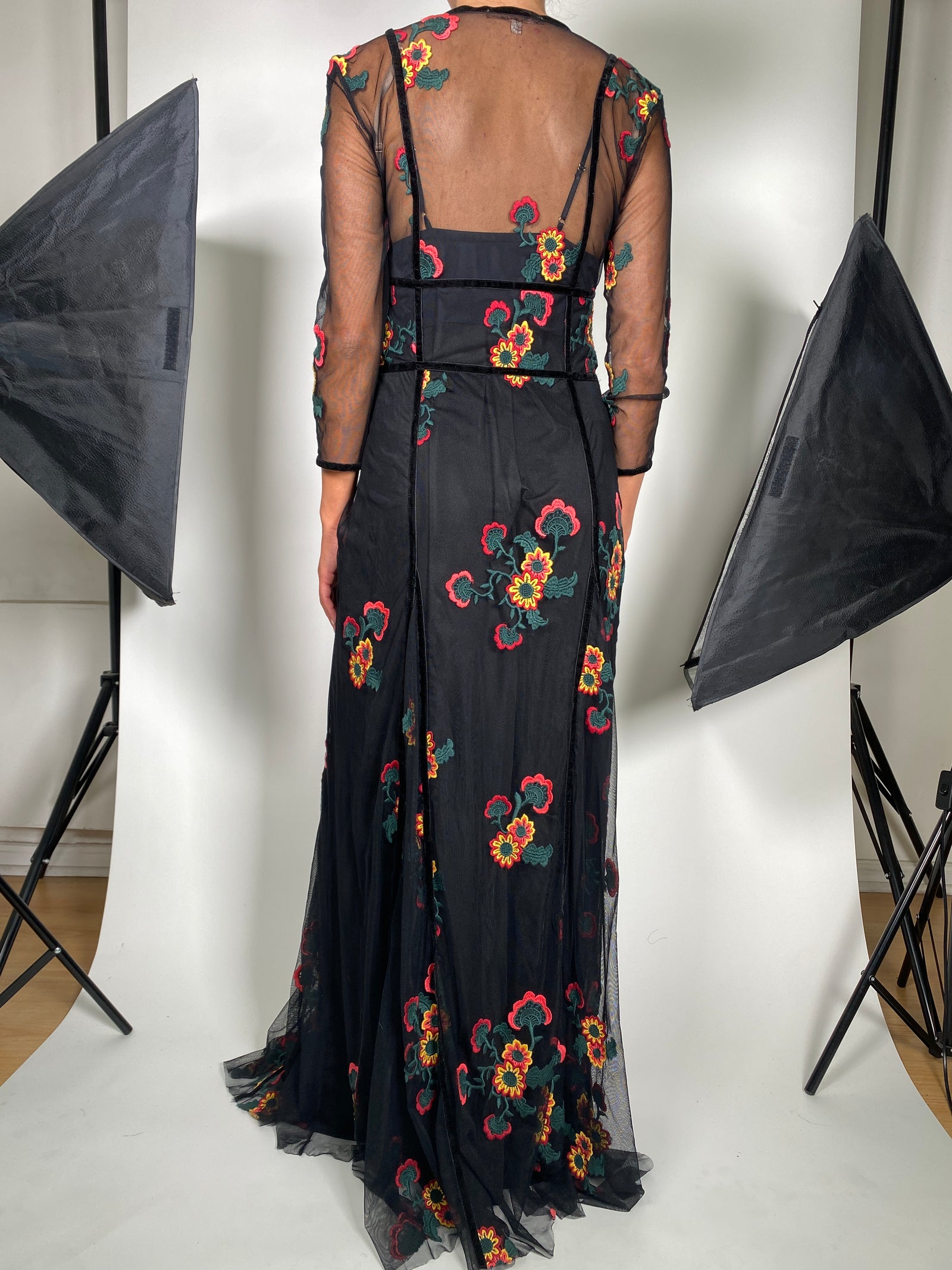 Vestido Transparencia Floreado FOR LOVE LEMONS – Market People