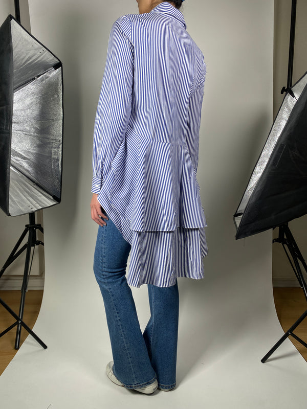 Blusa Azul a Rayas
