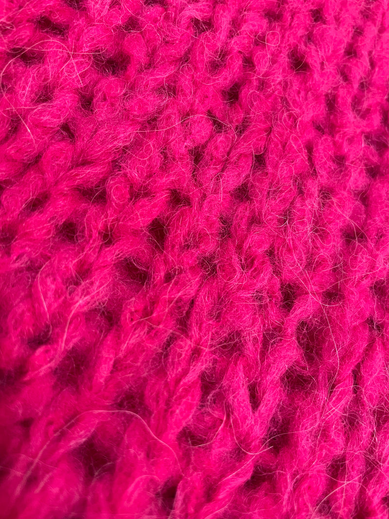 Sweater Tejido Fucsia