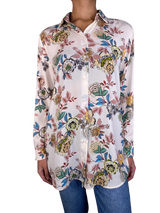 Blusa Traslucida Flores