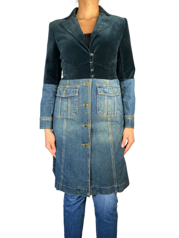 Chaqueta Velvet Y Denim