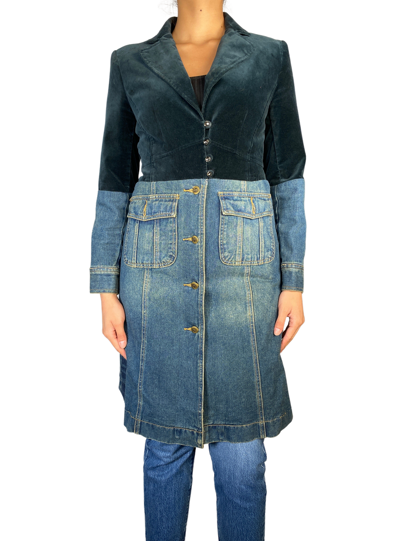 Chaqueta Velvet Y Denim