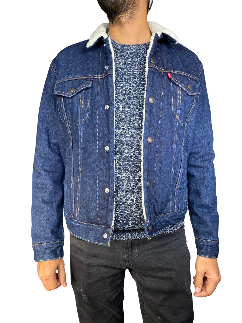 Chaqueta Denim Con Chiporro Unisex