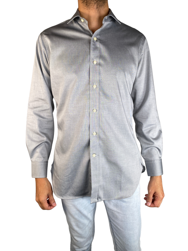 Camisa Slim Fit Gris