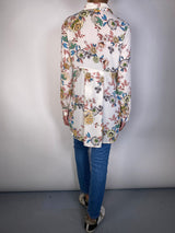 Blusa Traslucida Flores