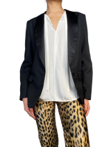 Blazer Solapa Satinada