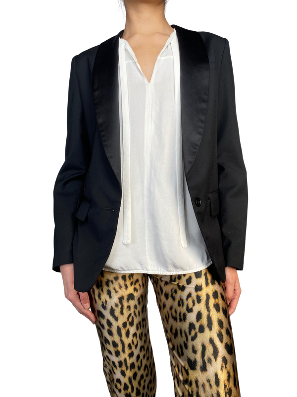 Blazer Solapa Satinada