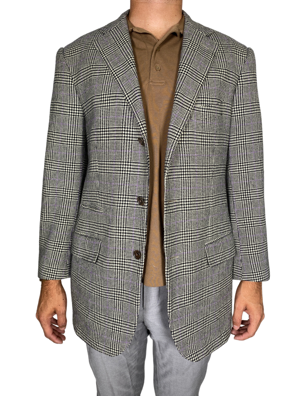 Blazer Houndstooth Cashmere