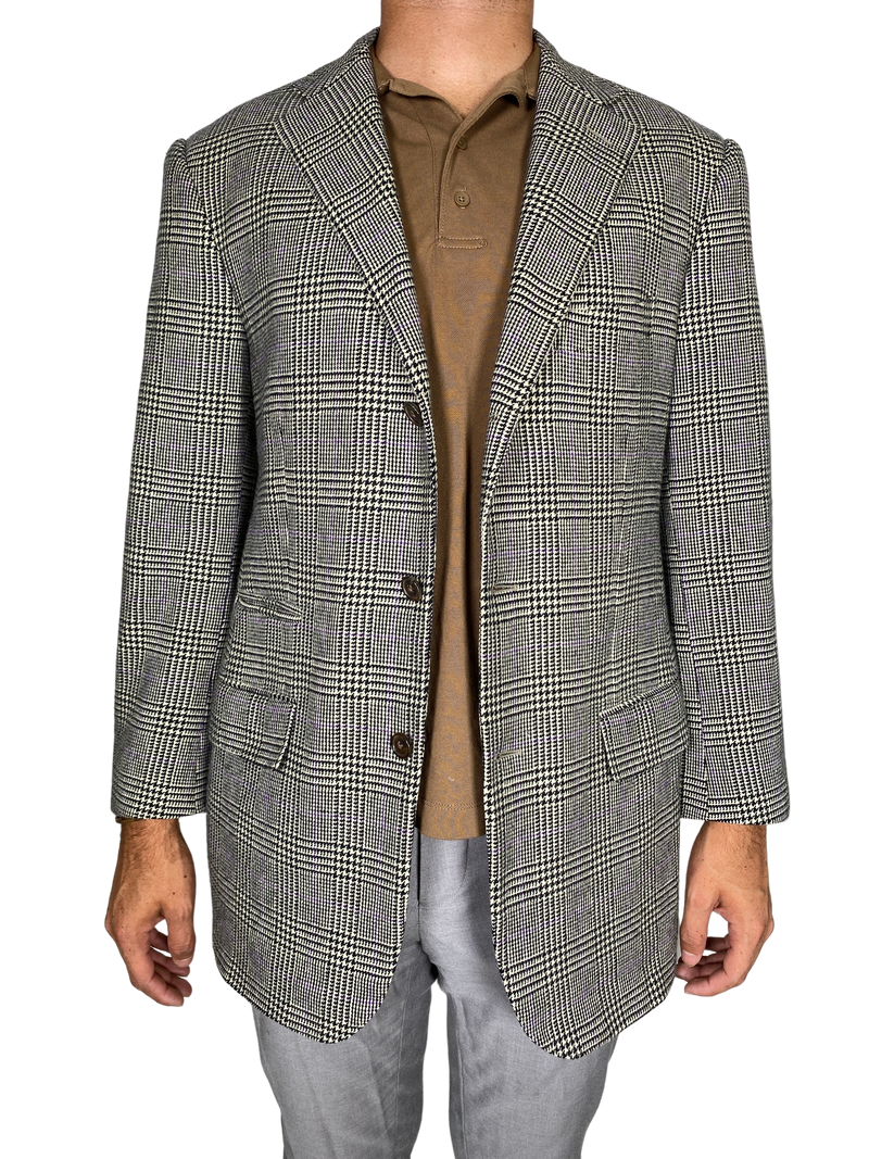 Blazer Houndstooth Cashmere