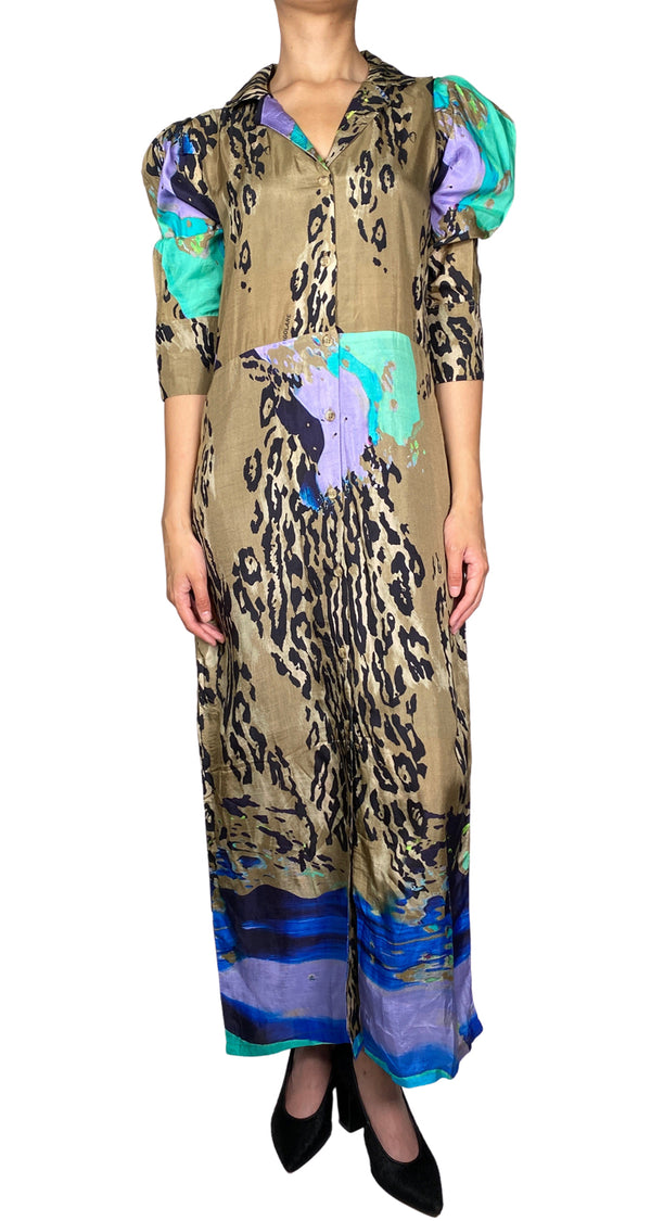 Vestido Animal Mint