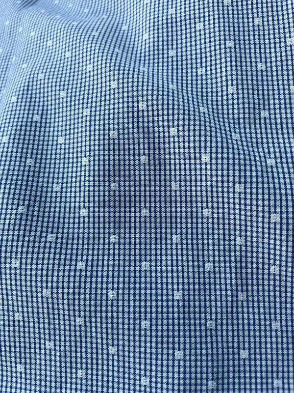 Camisa Azul Puntos