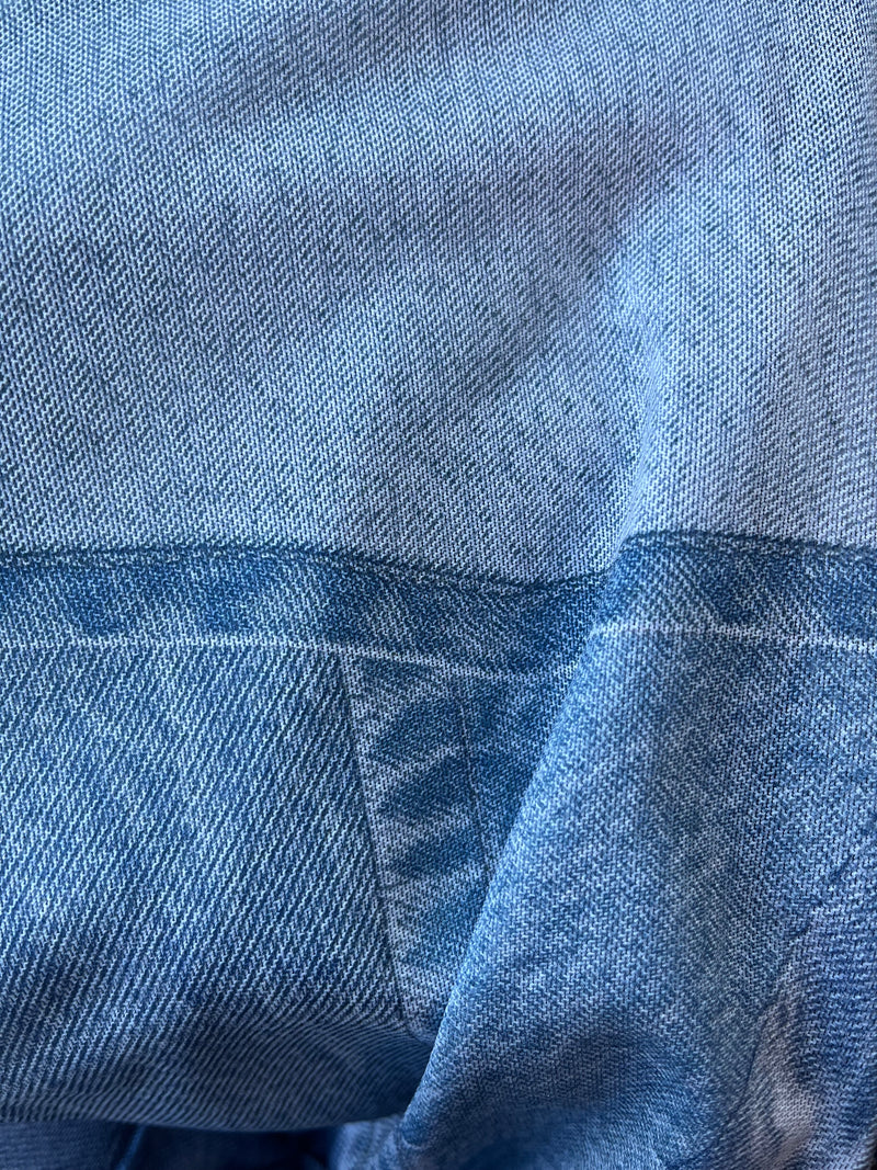 Vestido Malla Print Denim