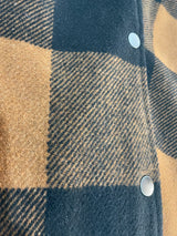 Chaqueta Larga de Cuadros