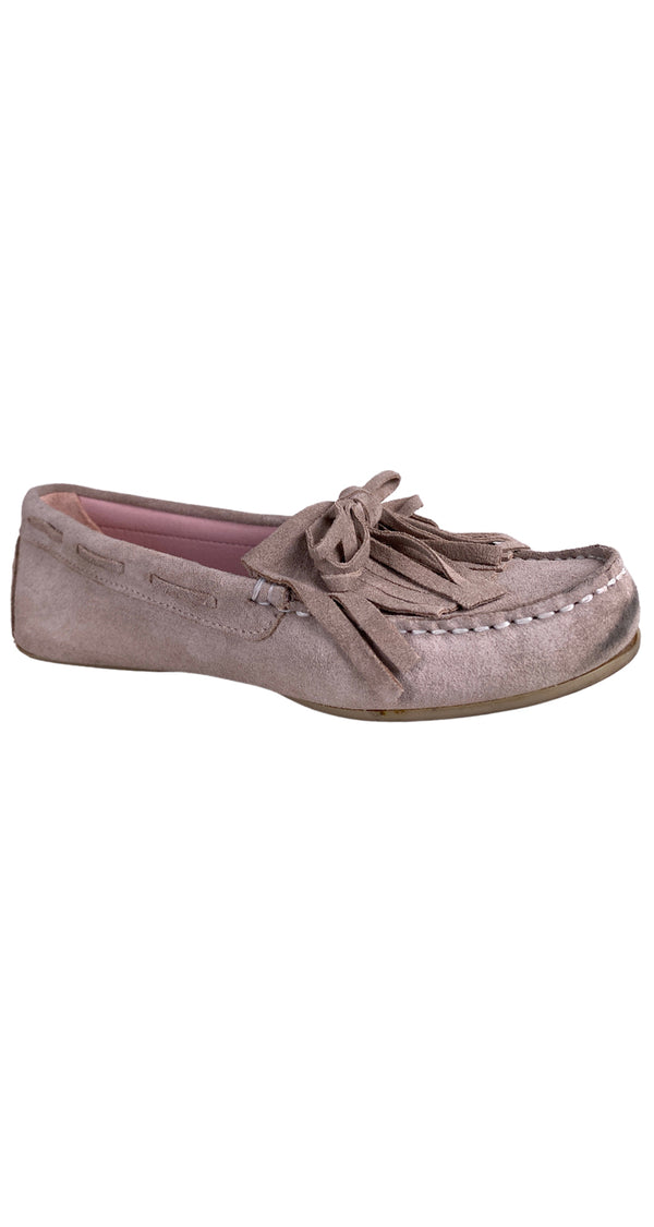Mocasines Flecos Beige
