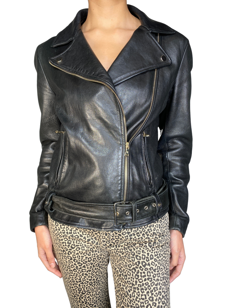 Chaqueta Biker Cuero