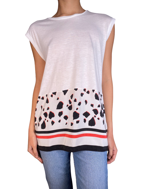 Polera Estampado De Seda