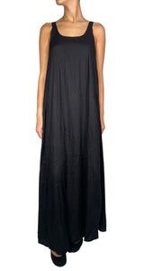 Vestido Negro Maxi Tirantes