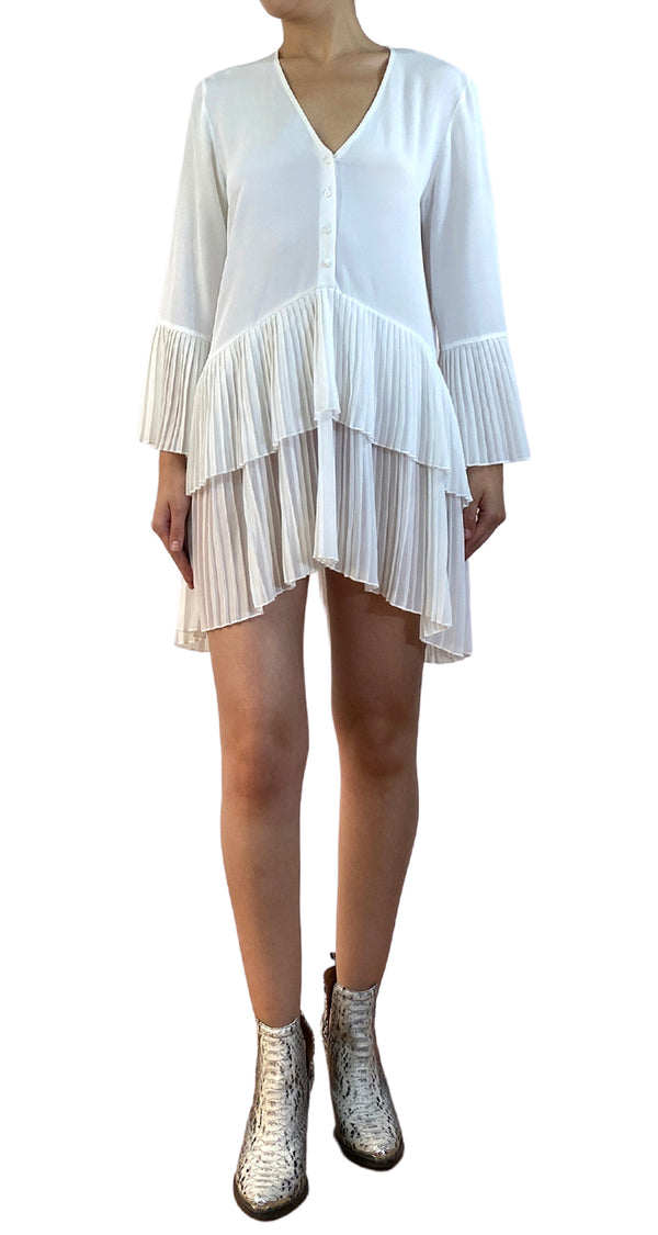 Vestido Blanco Vuelos