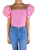 Blusa Mangas Aglobadas