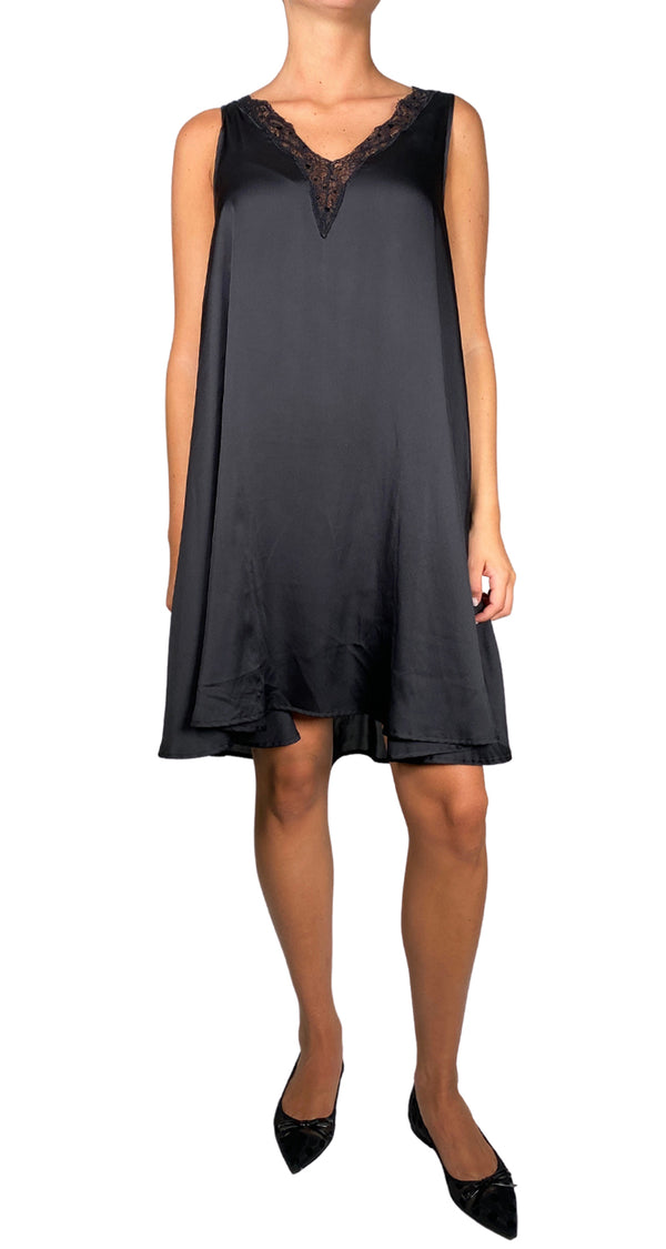 Vestido Negro Encajes