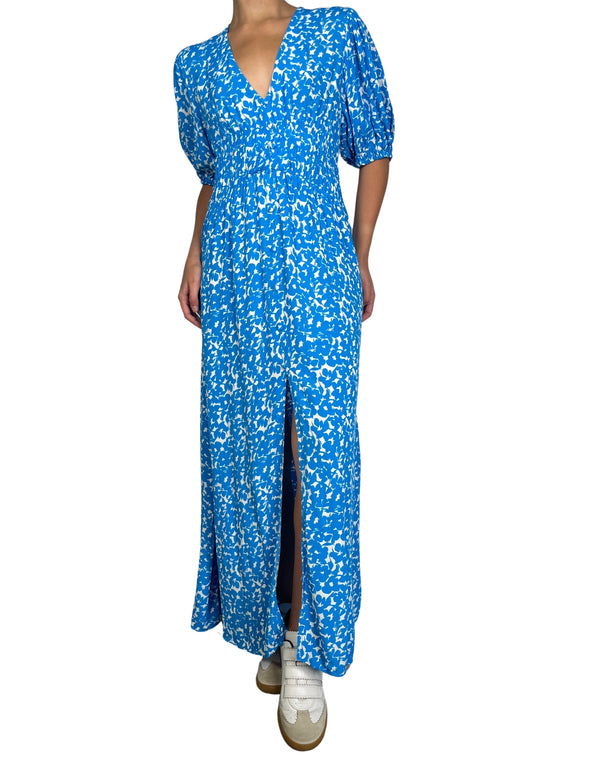 Vestido Maxi Bicolor