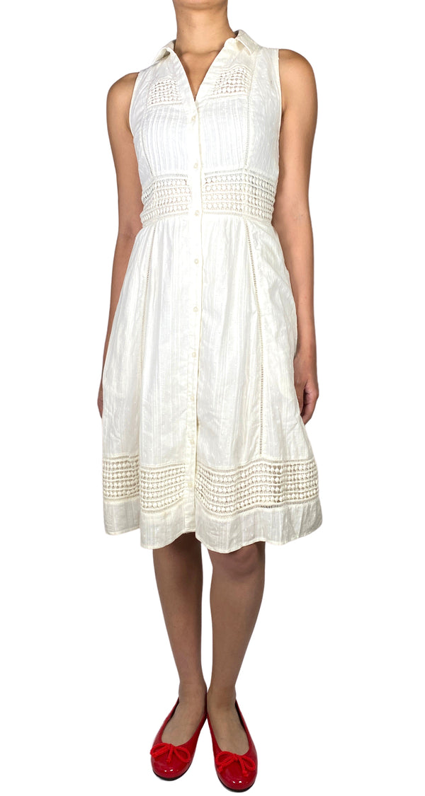 Vestido Camisero Bordado