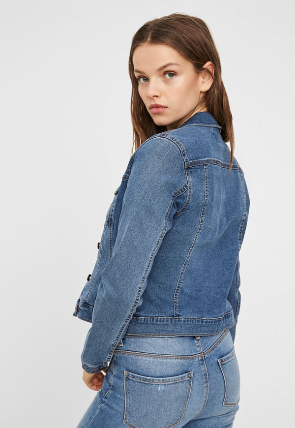 Chaqueta Vero Moda Denim Azul - Calce Regular