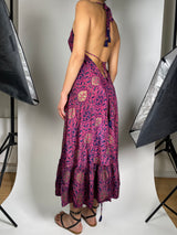 Vestido Seda Estampado