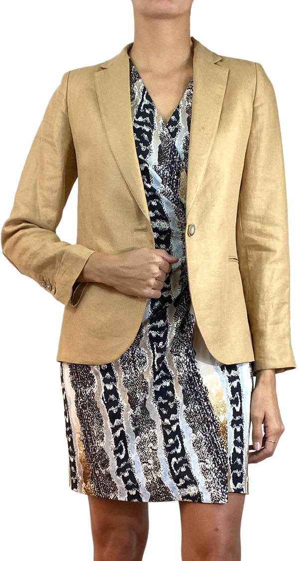 Blazer Beige Lino